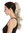 Ponytail Hairpiece Extensions Claw Grip Clamp long slightly curled champagne blond 17" SP-31-A-V-22