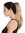 Ponytail Hairpiece Extensions Claw Grip Clamp long smooth slightly waved honey blond 17"