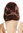 women's party wig carnival shoulder length long bob sleek fringe brown rusty brown 0073-3-P33