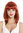 women's party wig carnival shoulder length long bob sleek fringe copper red dark red 0073-3-ZA131