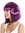 women's party wig carnival shoulder length long bob sleek fringe purple 0073-3-ZA54