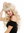 women's party wig carnival Halloween long curls curly voluminous fringe fair blonde 0082-ZA83