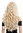 women's party wig carnival Halloween long curls curly voluminous fringe fair blonde 0082-ZA83