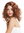 woparty wig carnival curls very voluminous head of curls middle parting reddish brown copper brown
