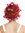 women's party wig carnival Halloween housewife hair roller copper red trashy Drag Queen 4204-P350