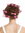women's party wig carnival Halloween housewife hair roller brown trashy Drag Queen 4204-P6