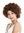 women's party wig carnival funky 60's 70's funk afro middle parting brown DH1101-ZA6A