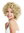 women's party wig carnival funky 60's 70's funk afro curls middle parting blonde DH1101-ZA89