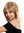 women's quality wig short blonde mix waved platinum blonde tips retro look 2384-27T613
