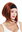 women's party wig headband short sleek 80's retro look copper red GFW948-H-130