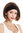 women's party wig headband short sleek 80's retro look brown blonde tips GFW948-H-4T27