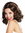 women's quality wig 20's swing jazz Charleston Chicago middle parting waves wavy golden-brown brown