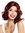 woquality wig 20's swing jazz Charleston Chicago middle parting waves wavy reddish brown chestnut