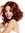 women's quality wig 20's swing jazz Charleston Chicago middle parting waves wavy dark copper red