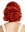 women's quality wig 20's swing jazz Charleston Chicago middle parting waves wavy fiery red