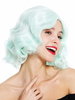 women's quality wig 20's swing jazz Charleston Chicago middle parting waves wavy green GFW1726-T5507