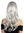 women's quality wig wavy long black grey Balayage GFW2195-56+1T56