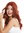 women's quality wig long wavy middle parting dark copper red GFW3450-350