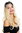 women's quality wig very long wavy middle parting black blonde ombre mix GFW2645