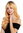 women's quality wig long wavy fringe ombre black copper blonde GF-W2646-1+G7