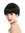 women's quality wig very short Page black GFW2703-1