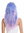 Perücke lang gewellt Balayage Ombre Schwarz Blau Violett GFW2929-G100