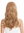 women's quality wig long waved middle parting ombre black blonde GFW3070AL-G213