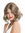 women's quality wig short parting curly tips dark blonde/ blonde mix GFW3099-19-24-613
