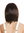women's quality wig shoulder length short long bob middle parting sleek brown GFW2336-6