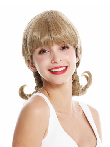 women's quality wig Cosplay fringe braids stiffly plaited blonde GFW3273-24B