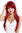 women's quality wig cosplay long sleek fringe parting red YZF-41062-T1557