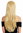 women's quality wig Cosplay long sleek fringe parted blonde YZF-41062-86
