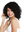 women's quality wig very curly voluminous Caribbean Latina corkscrew curls black YZF-7283A-1