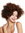 women's party wig carnival Halloween Diva short curly middle parting brown 1352-ZA6A