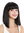 VK-10-2 quality women's wig short shoulder length long bob sleek Cleopatra fringe black