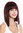 VK-10-99J quality women's wig short shoulder length long bob sleek Cleopatra fringe Bordeaux red