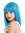 VK-10-T4440 quality wig short shoulder length long bob sleek Cleopatra fringe light blue fair blue