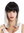 VK-2-60YS1B quality women's wig shoulder length sleek fringe vamp ombre mix black light grey