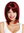 VK-28-39T350 quality wig layered sleek waved tips signal red bright red copper red highlights