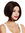 VK-29-2T30 quality women's wig short bon long bob parting sleek chestnut brown mix