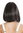 VK-3-4H101 quality wig short shoulder length long bob sleek Balayage dark brown grey highlighted