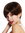 VK-32-2T30 quality women's wig very short boyish parting parted chestnut brown mix