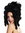 VK-38-1B quality wig theatre cosplay baroque Pompadour Marie Antionette countess noble woman black