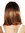 VK-39-Y29/27CSK6 quality wig shoulder length sleek fringe reddish brown reddish blonde highlights