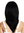 VK-49-1 quality women's wig shoulder length sleek long bob fringe black