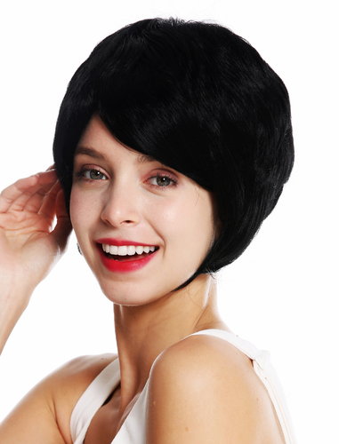 VK-50-1 quality women's wig short bushy boyish black