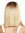 Perücke schulterlang glatt Blunt Cut Ombre Blond Braun Mix VK-51-24BYS33