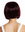VK-54-99J quality women's wig short long bob parting sleek bordeaux red
