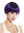 VK-6-DEEPVIOLYS4 quality women's wig short Page bob ombre mix fringe dark brown violet