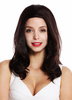 B18325-2/33 women's quality wig long wavy waved voluminous middle parting mahogany brown mix.